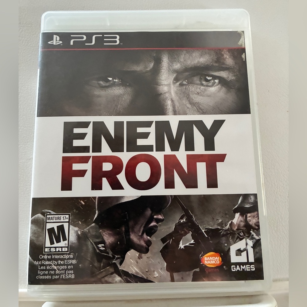 Enemy Front (Sony PlayStation 3, 2014) With Manual PS3 Tested